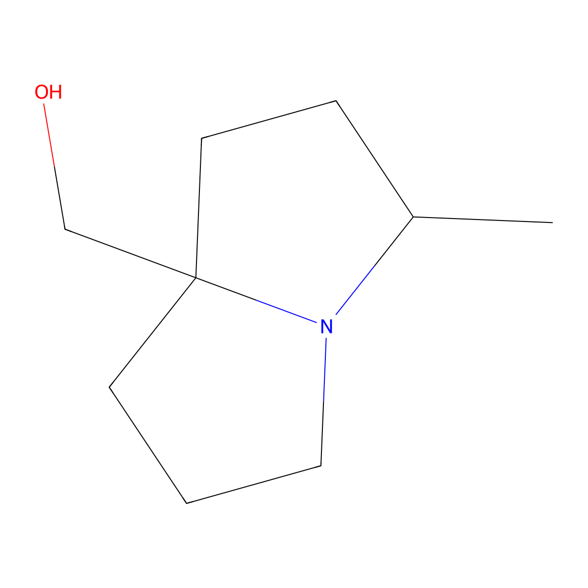 [cis-3-Methyl-1,2,3,5,6,7-hexahydropyrrolizin-8-yl]methanol molecular structure, CAS 1788873-78-8