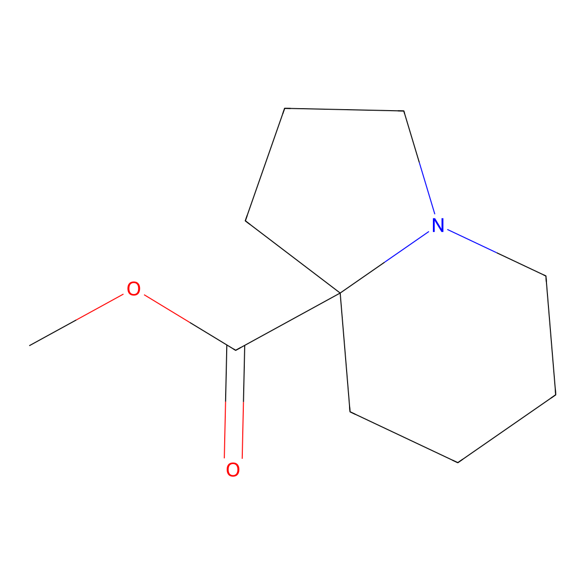 Methyl hexahydroindolizine-8a(1H)-carboxylate molecular structure, CAS 1788874-16-7