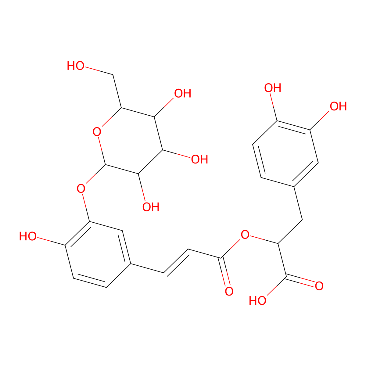 Salviaflaside molecular structure, CAS 178895-25-5