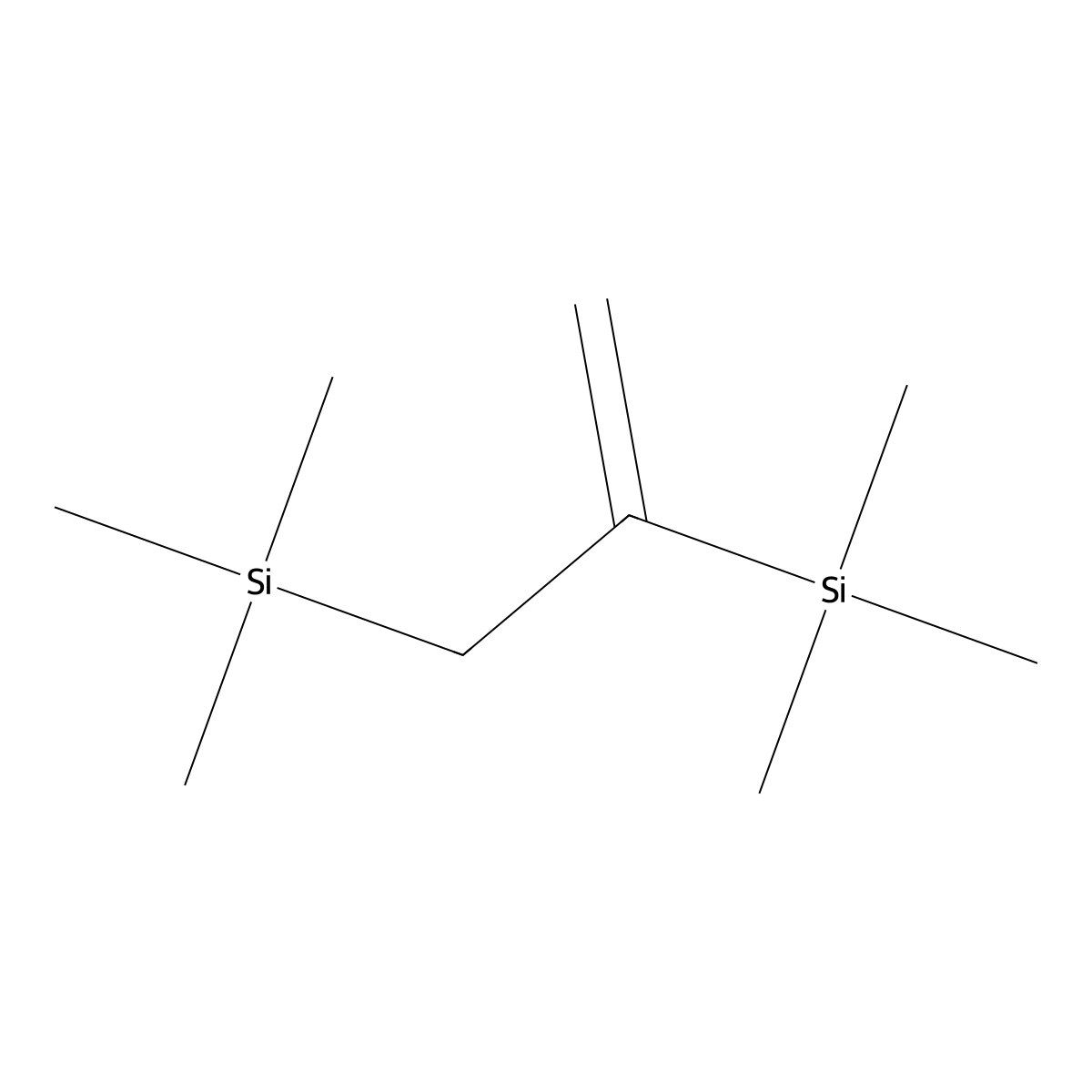 2,3-Bis(trimethylsilyl)-1-propene molecular structure, CAS 17891-65-5
