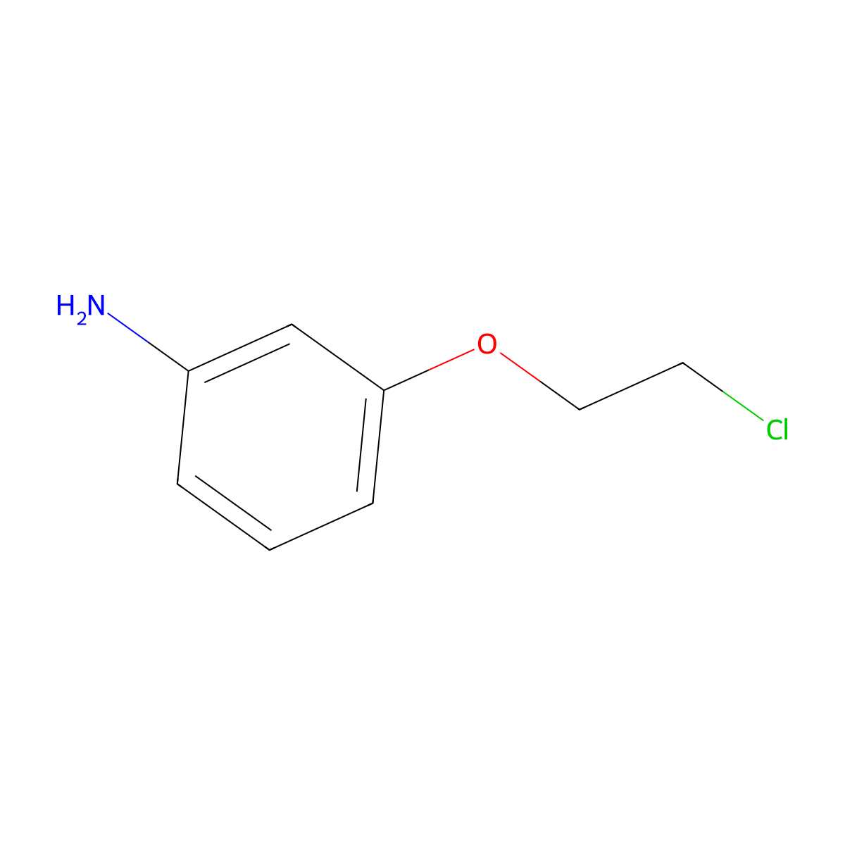 3-(2-Chloroethoxy)aniline molecular structure, CAS 178910-32-2