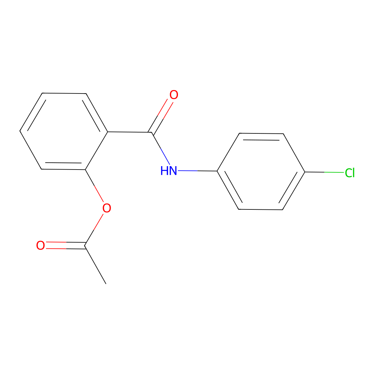 [2-[(4-chlorophenyl)carbamoyl]phenyl] Acetate molecular structure, CAS 17892-92-1