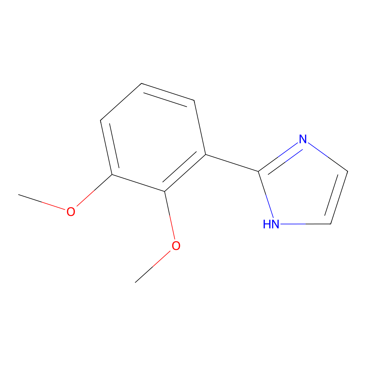 2-(2,3-Dimethoxyphenyl)imidazole molecular structure, CAS 1789207-10-8