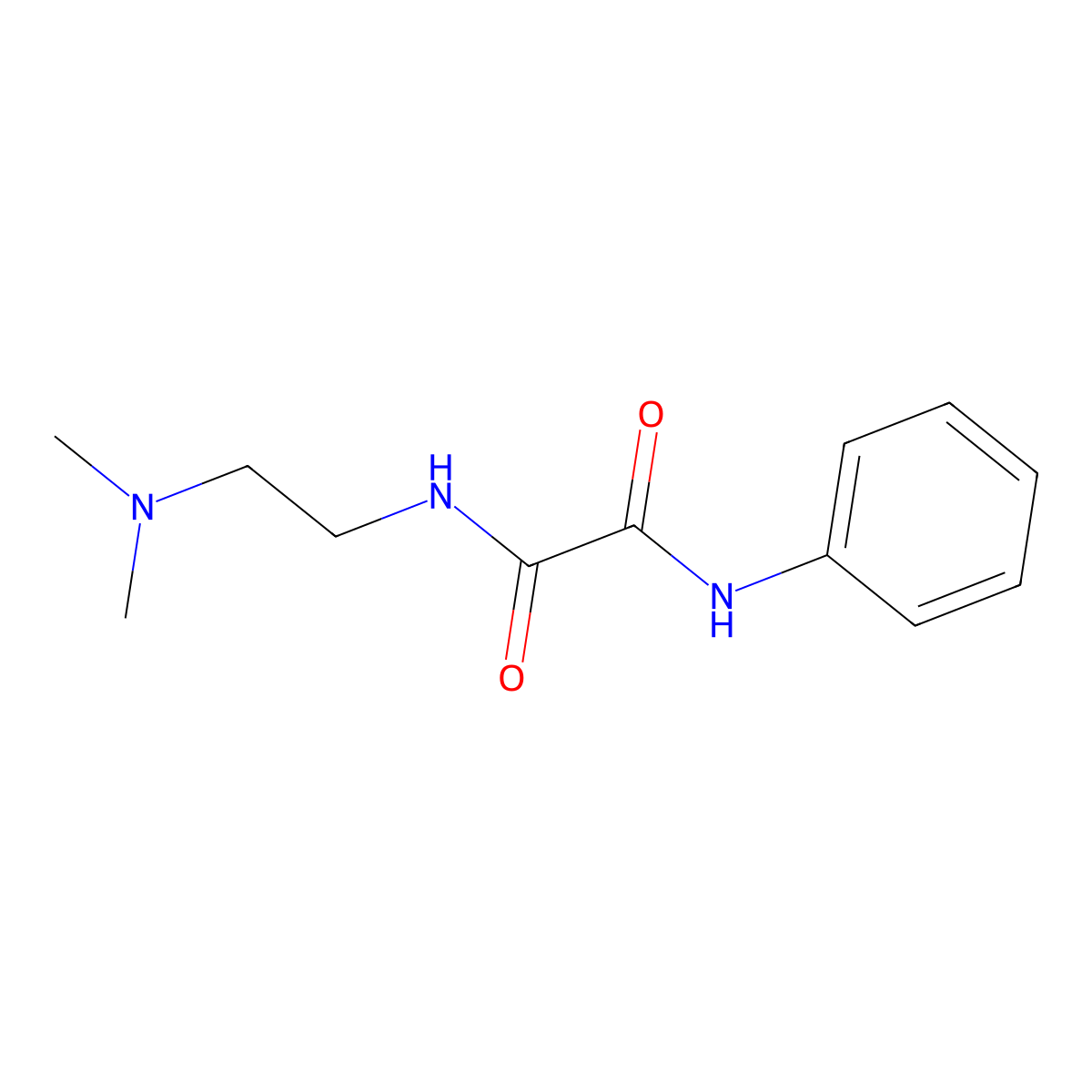 N-[2-(dimethylamino)ethyl]-N'-phenylethanediamide molecular structure, CAS 17894-44-9
