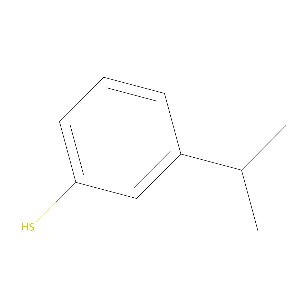 3-Isopropylthiophenol molecular structure, CAS 178959-93-8