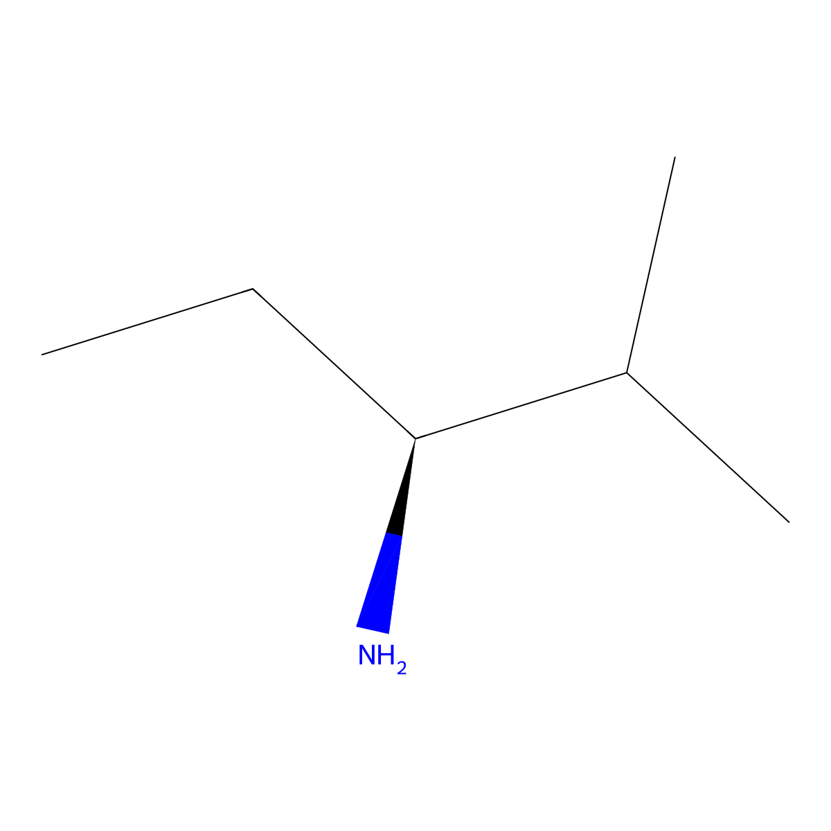 (3S)-2-methylpentan-3-amine molecular structure, CAS 178962-87-3