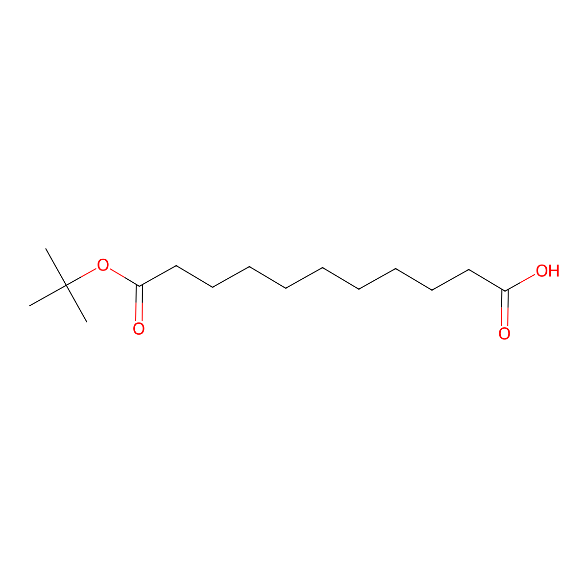 11-(tert-Butoxy)-11-oxoundecanoic acid molecular structure, CAS 1789702-17-5