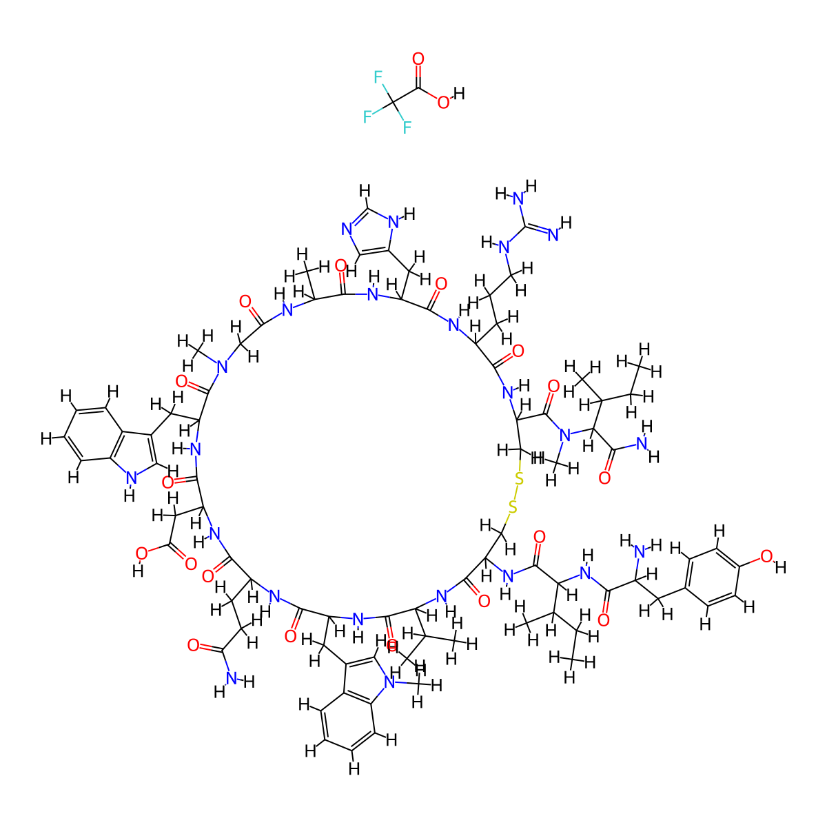 Amy-101 tfa molecular structure, CAS 1789738-04-0