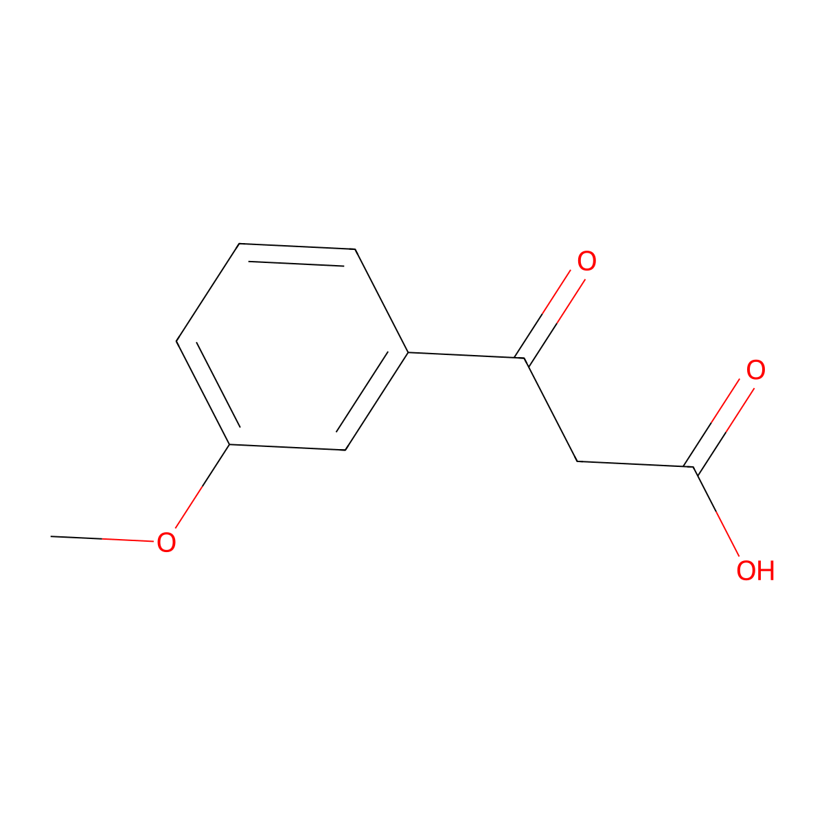 3-(3-Methoxy-phenyl)-3-oxo-propionic acid molecular structure, CAS 178975-04-7