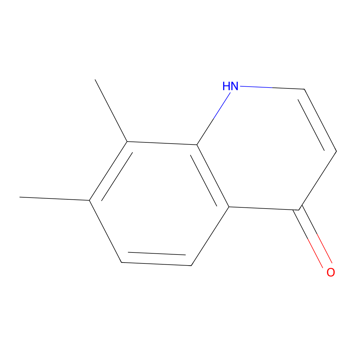 7,8-Dimethylquinolin-4(1H)-one molecular structure, CAS 178984-37-7