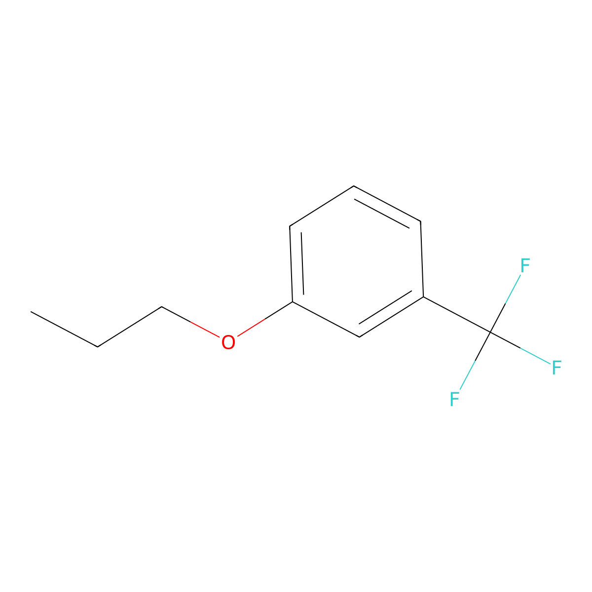 1-(Trifluoromethyl)-3-propoxybenzene molecular structure, CAS 178987-11-6