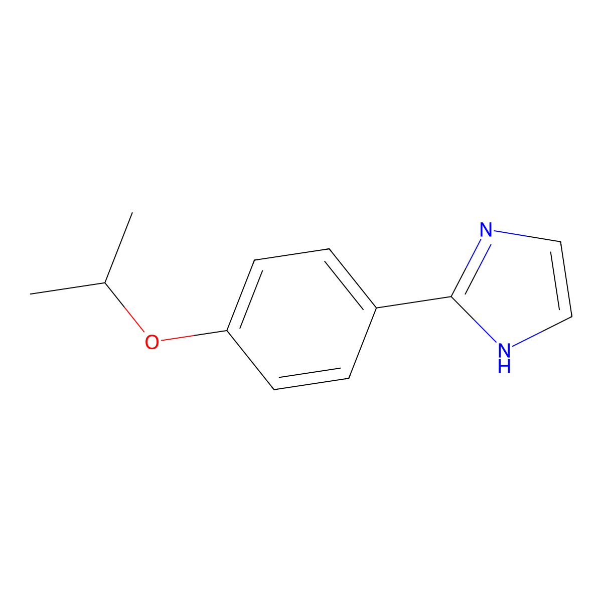 2-(4-Isopropoxyphenyl)imidazole molecular structure, CAS 1789876-14-7