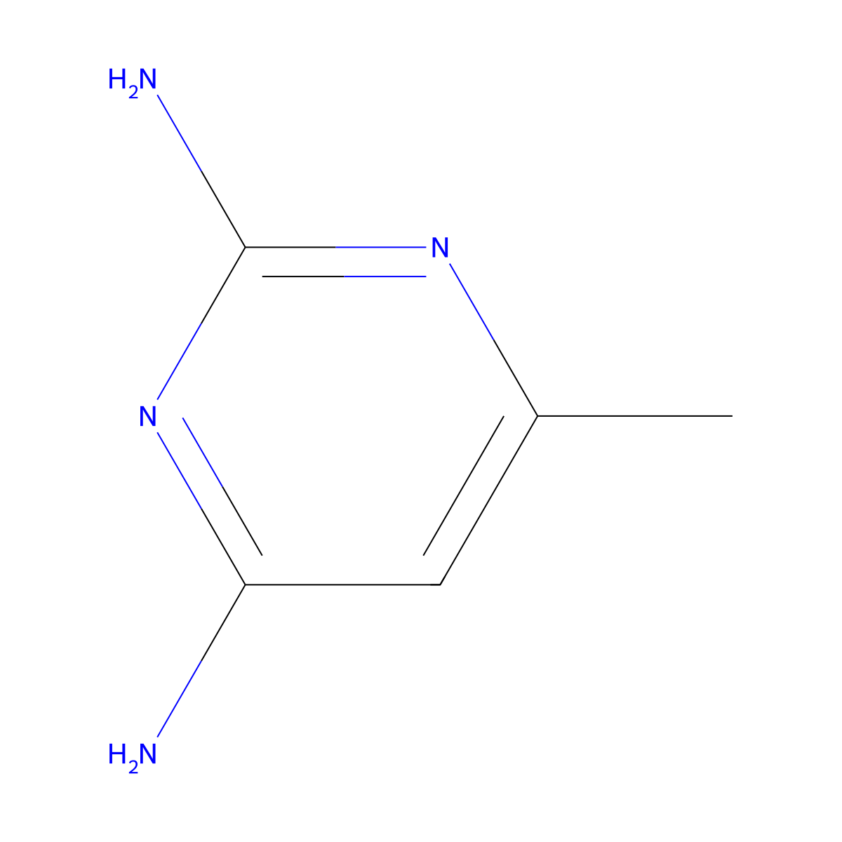 6-Methyl-2,4-pyrimidinediamine molecular structure, CAS 179-73-7