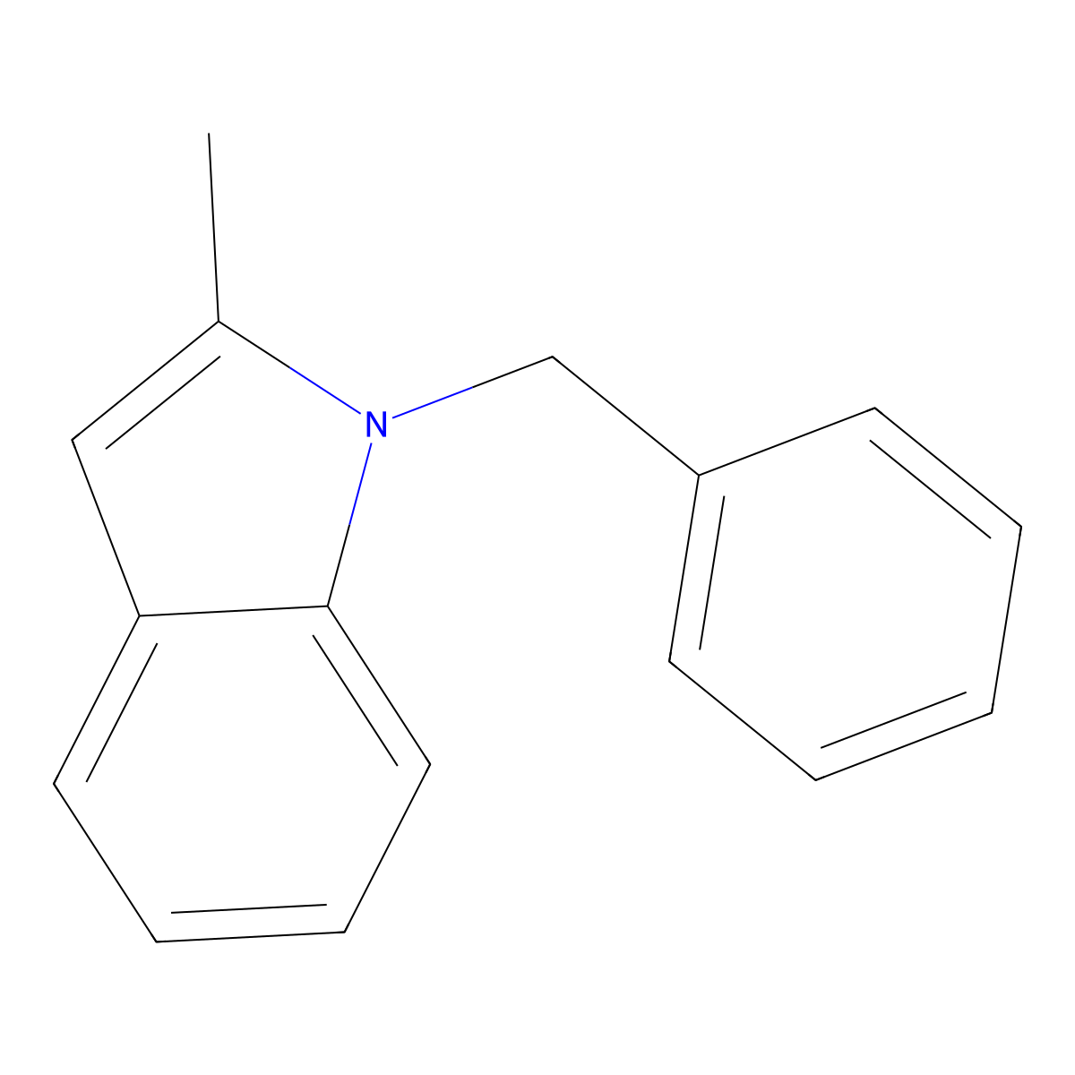 1-Benzyl-2-methylindole molecular structure, CAS 17901-58-5