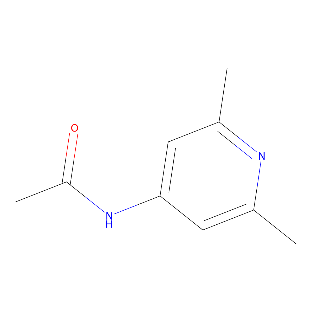 N-(2,6-Dimethylpyridin-4-yl)acetamide molecular structure, CAS 179022-67-4