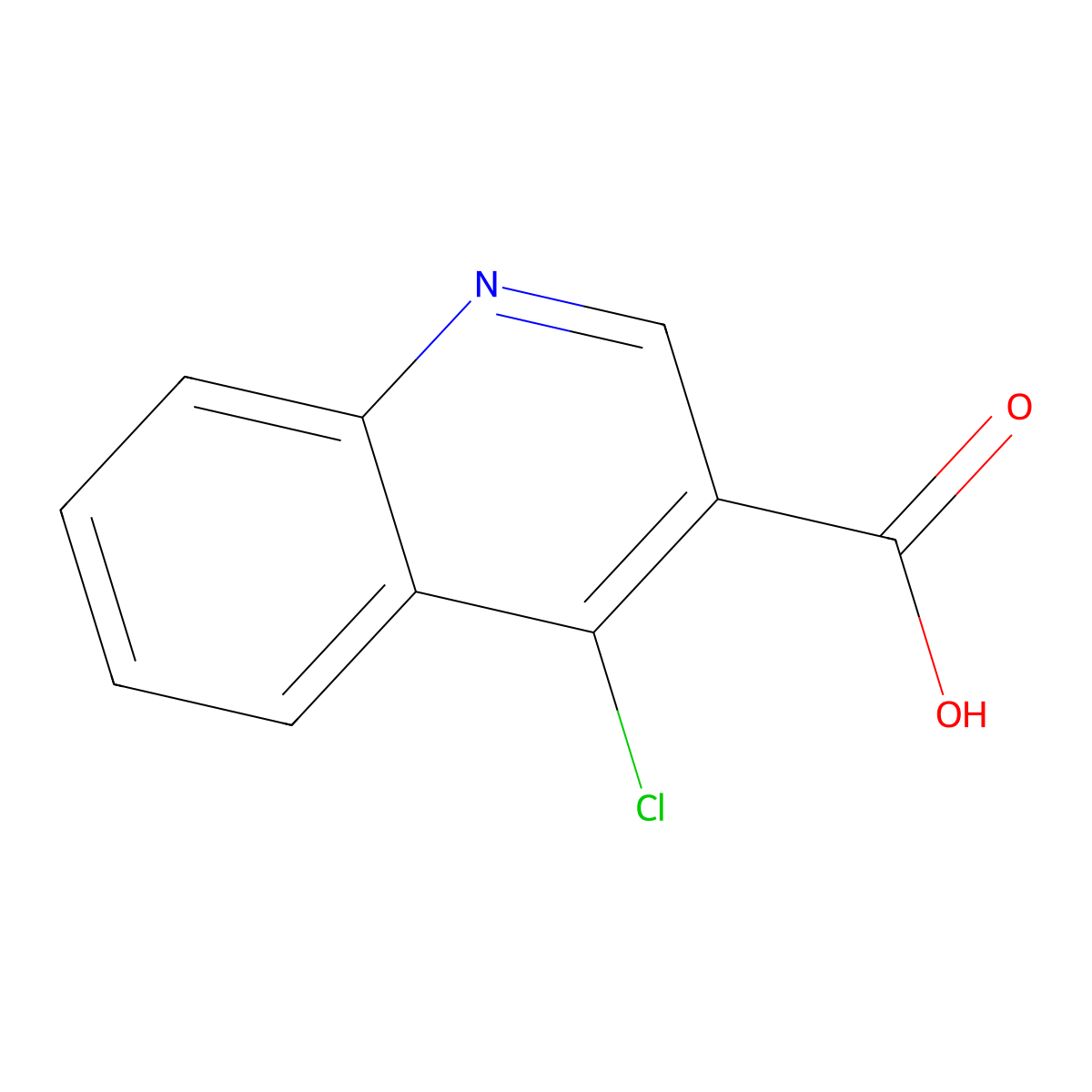 4-Chloroquinoline-3-carboxylic acid molecular structure, CAS 179024-66-9