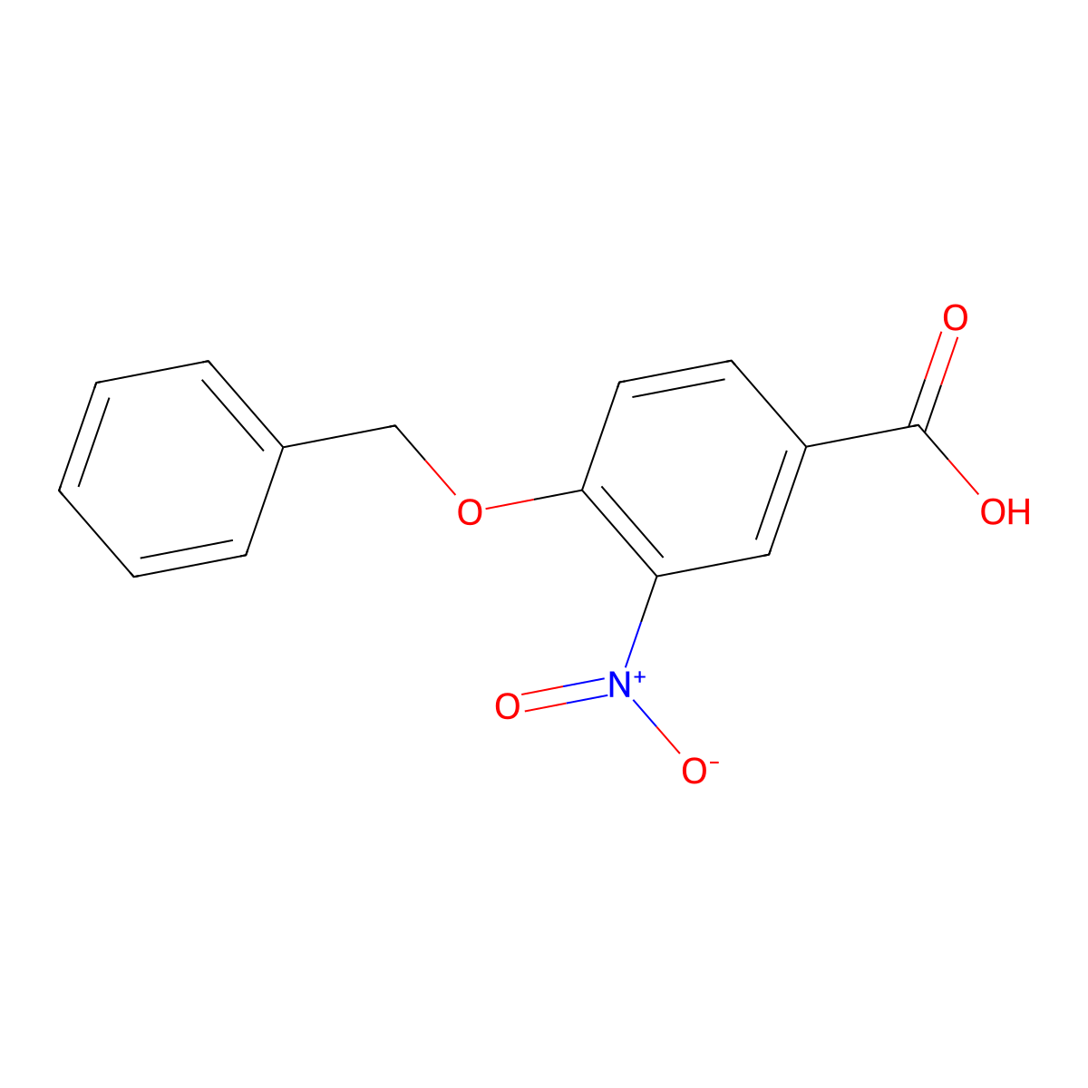 4-(Benzyloxy)-3-nitrobenzoic acid molecular structure, CAS 17903-89-8