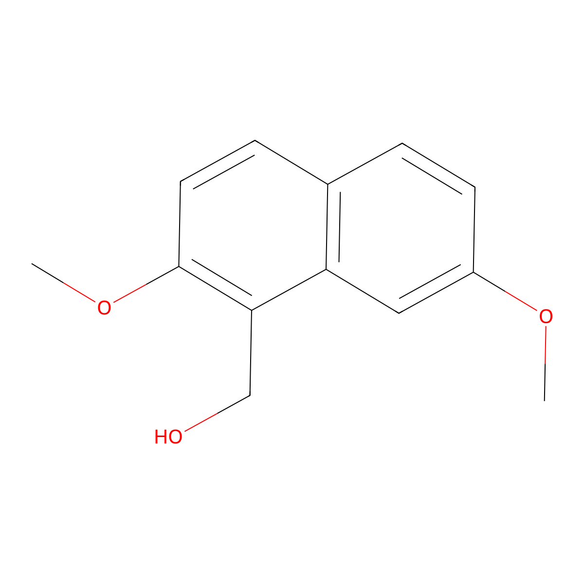 (2,7-Dimethoxynaphthalen-1-yl)methanol molecular structure, CAS 179041-72-6