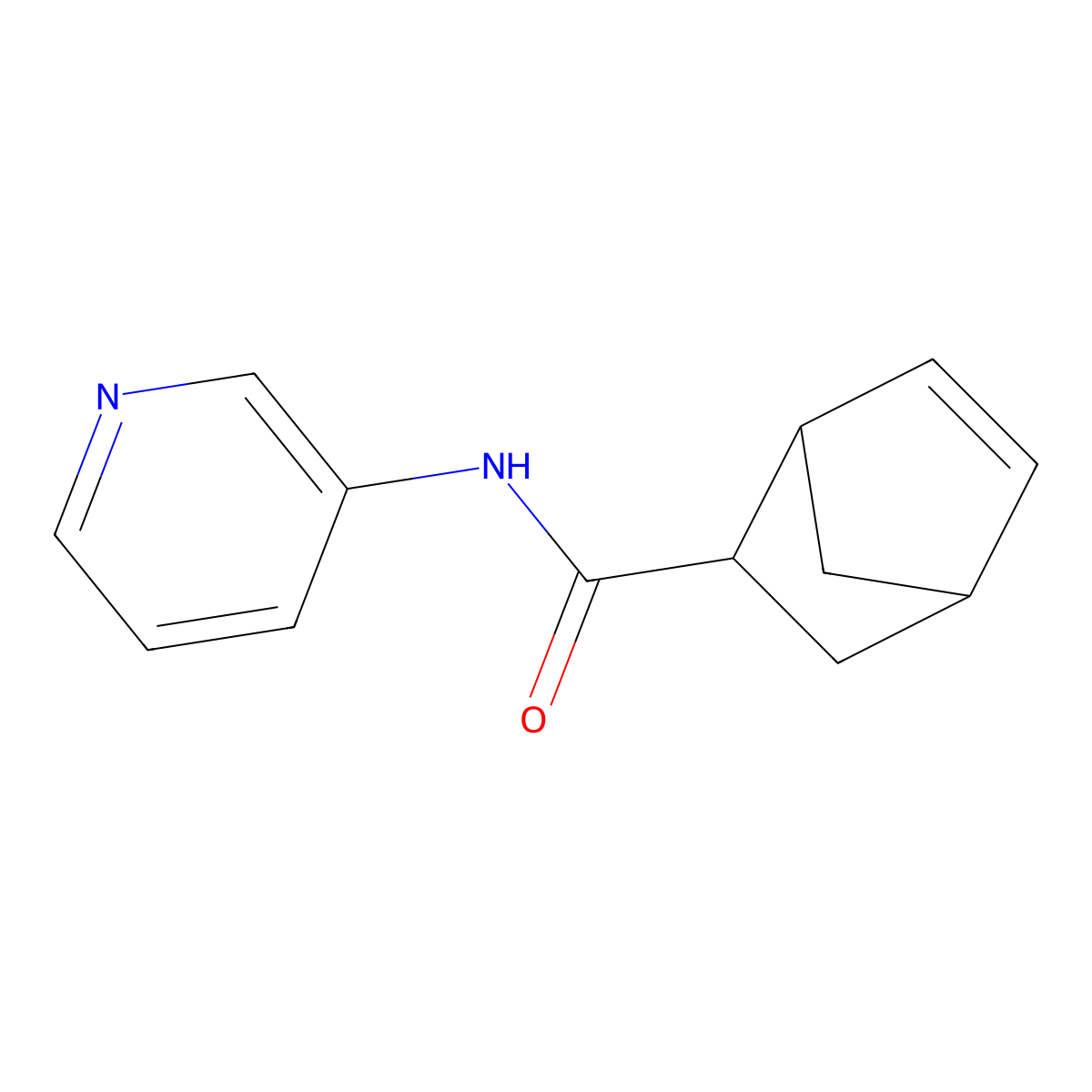 N-(pyridin-3-yl)bicyclo[2.2.1]hept-5-ene-2-carboxamide molecular structure, CAS 1790559-41-9