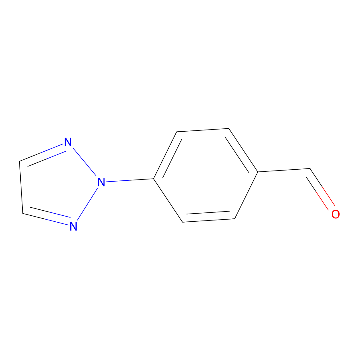 4-(2H-1,2,3-triazol-2-yl)benzaldehyde molecular structure, CAS 179056-04-3