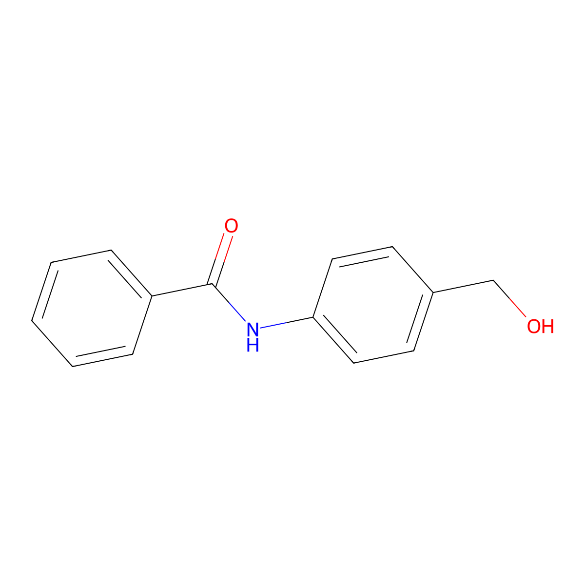 N-[4-(Hydroxymethyl)phenyl]benzamide molecular structure, CAS 179057-17-1
