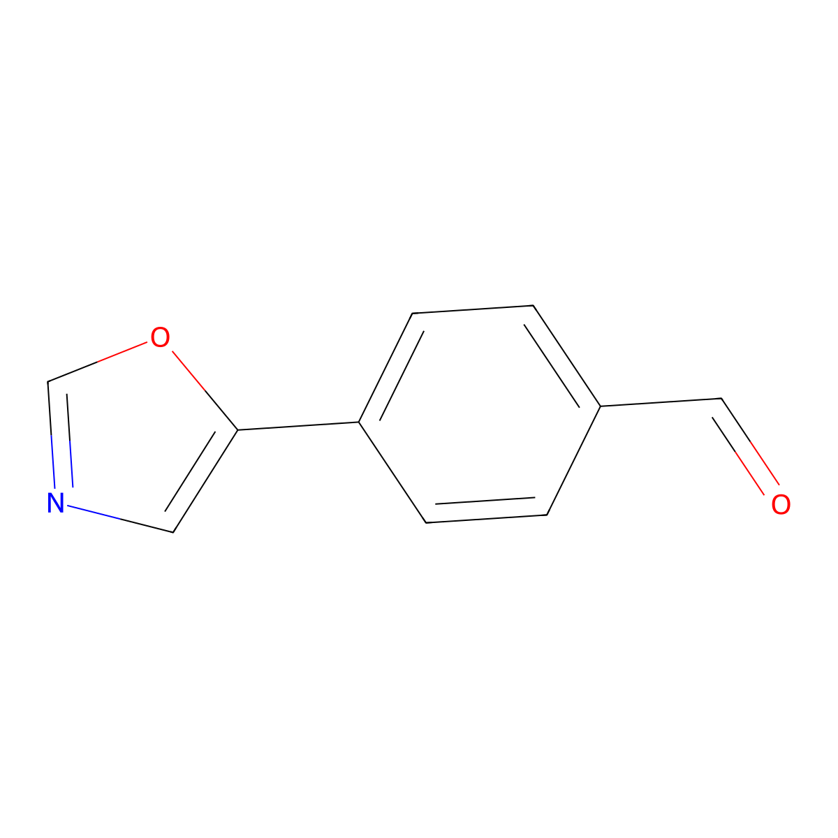 4-(5-Oxazolyl)benzaldehyde molecular structure, CAS 179057-31-9