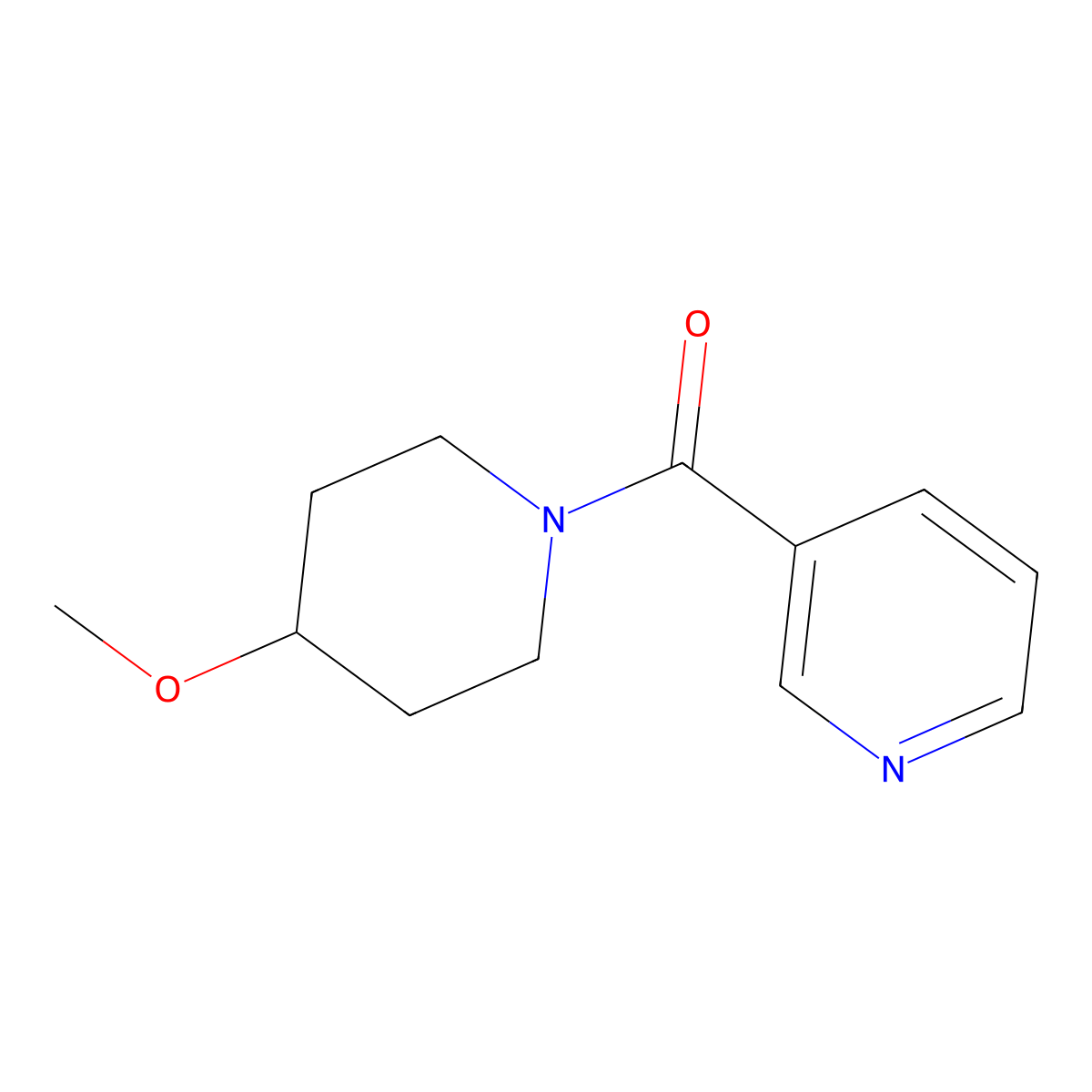 3-(4-Methoxypiperidine-1-carbonyl)pyridine molecular structure, CAS 1790670-83-5