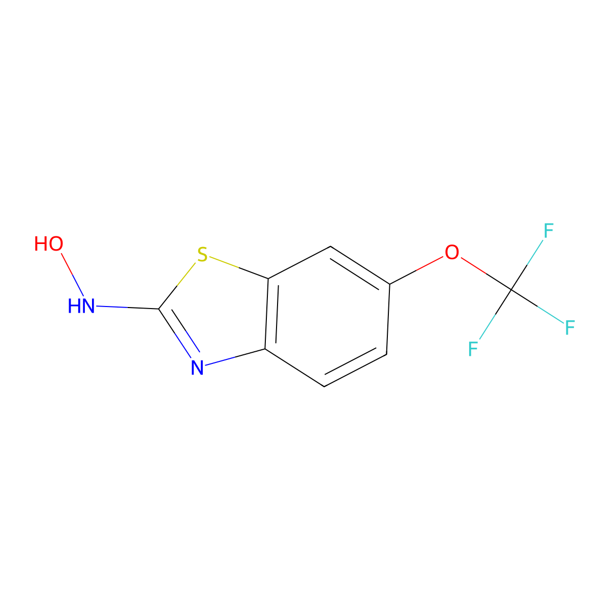 N-Hydroxy Riluzole molecular structure, CAS 179070-90-7