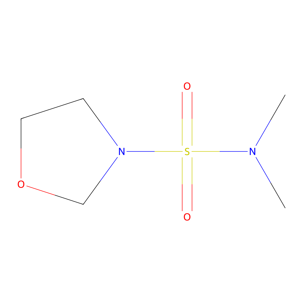 N,N-dimethyl-1,3-oxazolidine-3-sulfonamide molecular structure, CAS 1790757-07-1