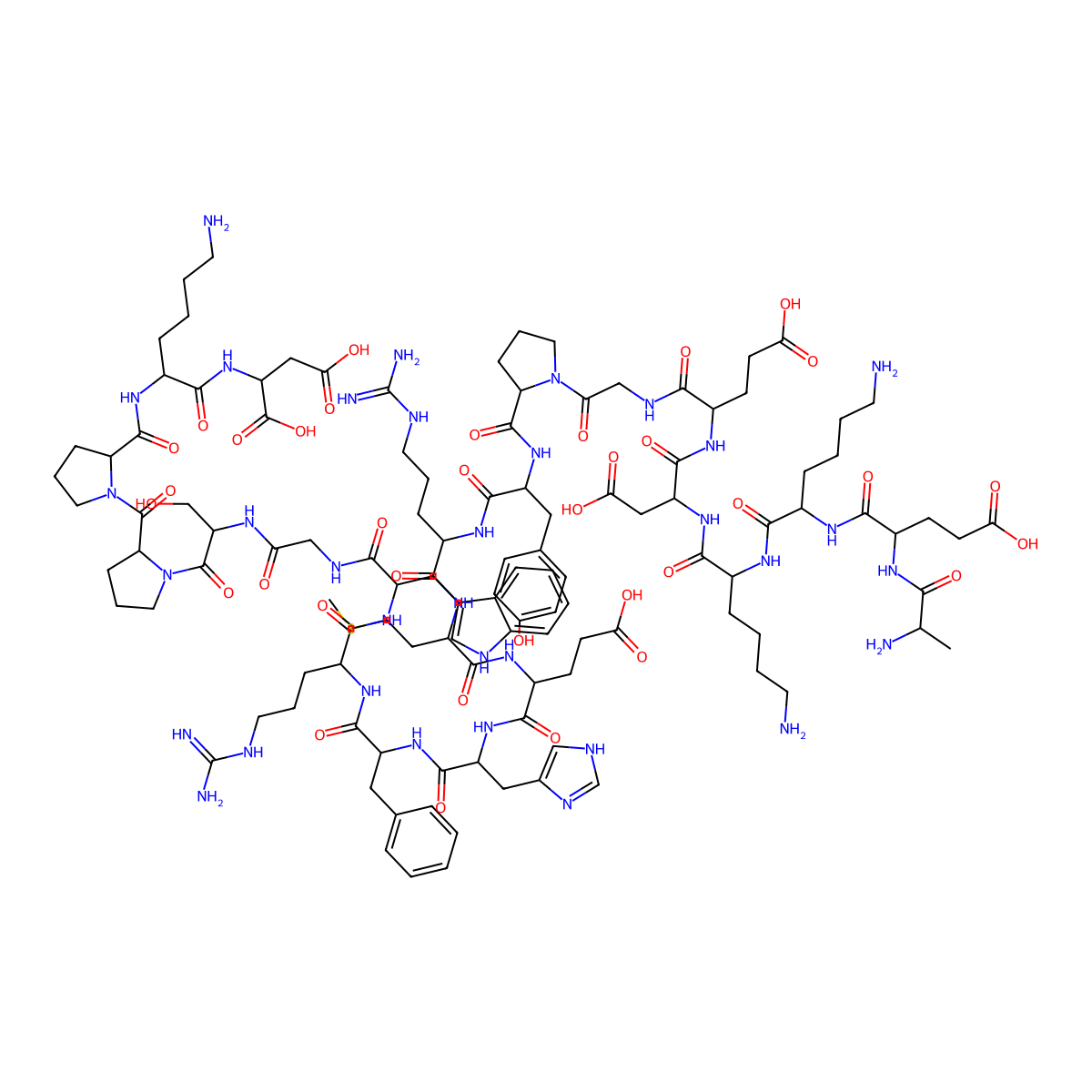 Beta-MSH (1-22) (human) molecular structure, CAS 17908-57-5