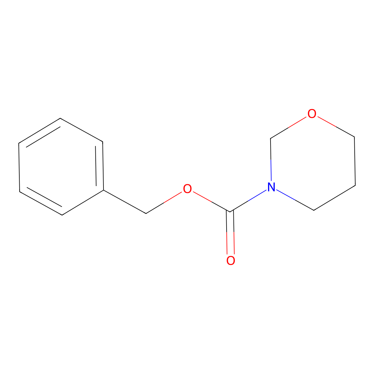 Benzyl 1,3-oxazinane-3-carboxylate molecular structure, CAS 1790971-51-5