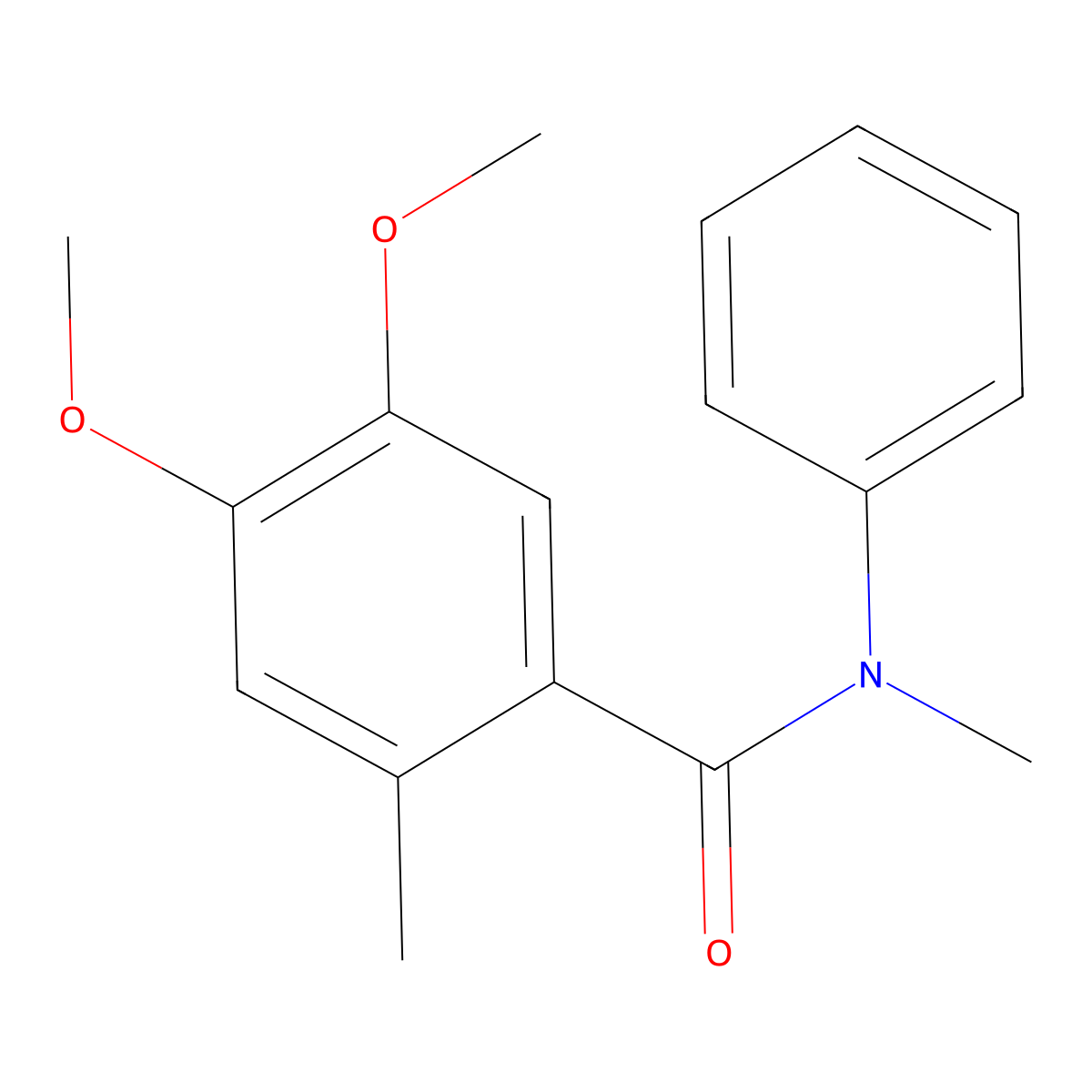 4,5-Dimethoxy-N,2-dimethyl-N-phenylbenzamide molecular structure, CAS 1790976-03-2