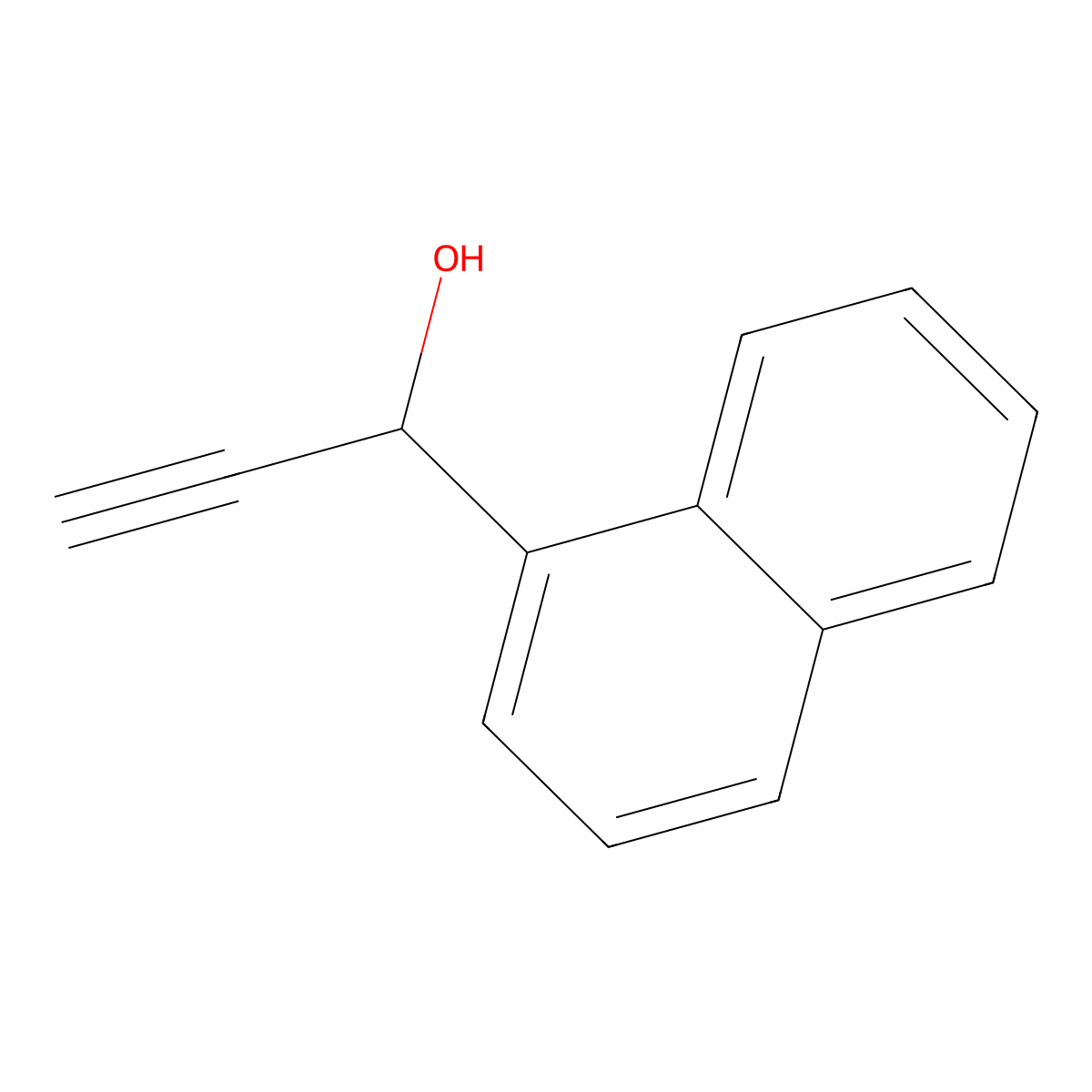 1-(Naphthalen-1-YL)prop-2-YN-1-OL molecular structure, CAS 1791-23-7