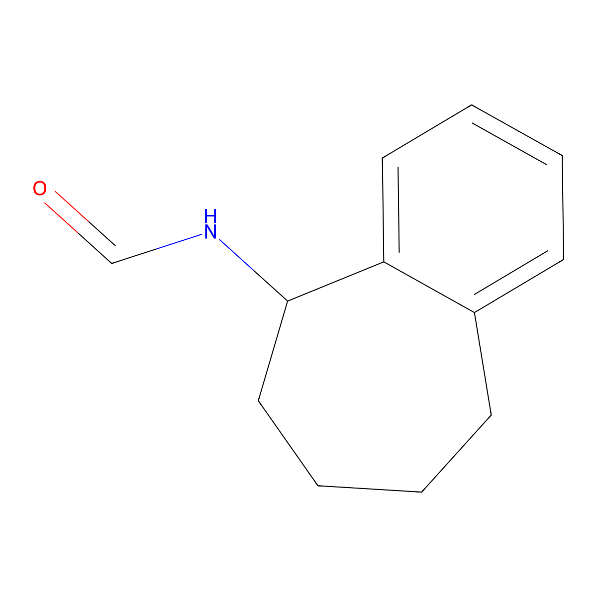 N-(6,7,8,9-Tetrahydro-5H-benzocyclohepten-5-YL)-formamide molecular structure, CAS 17910-28-0