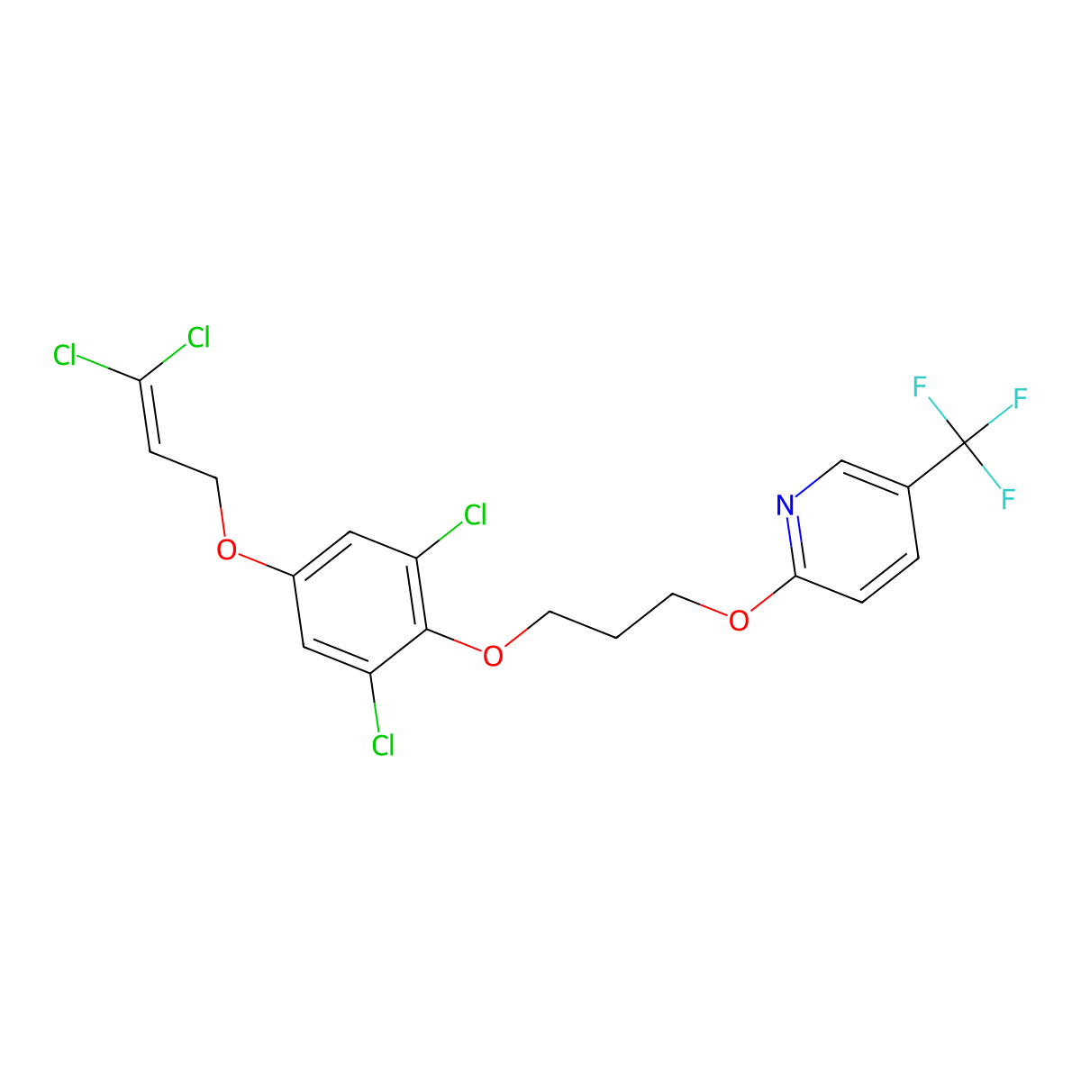 Pyridalyl molecular structure, CAS 179101-81-6