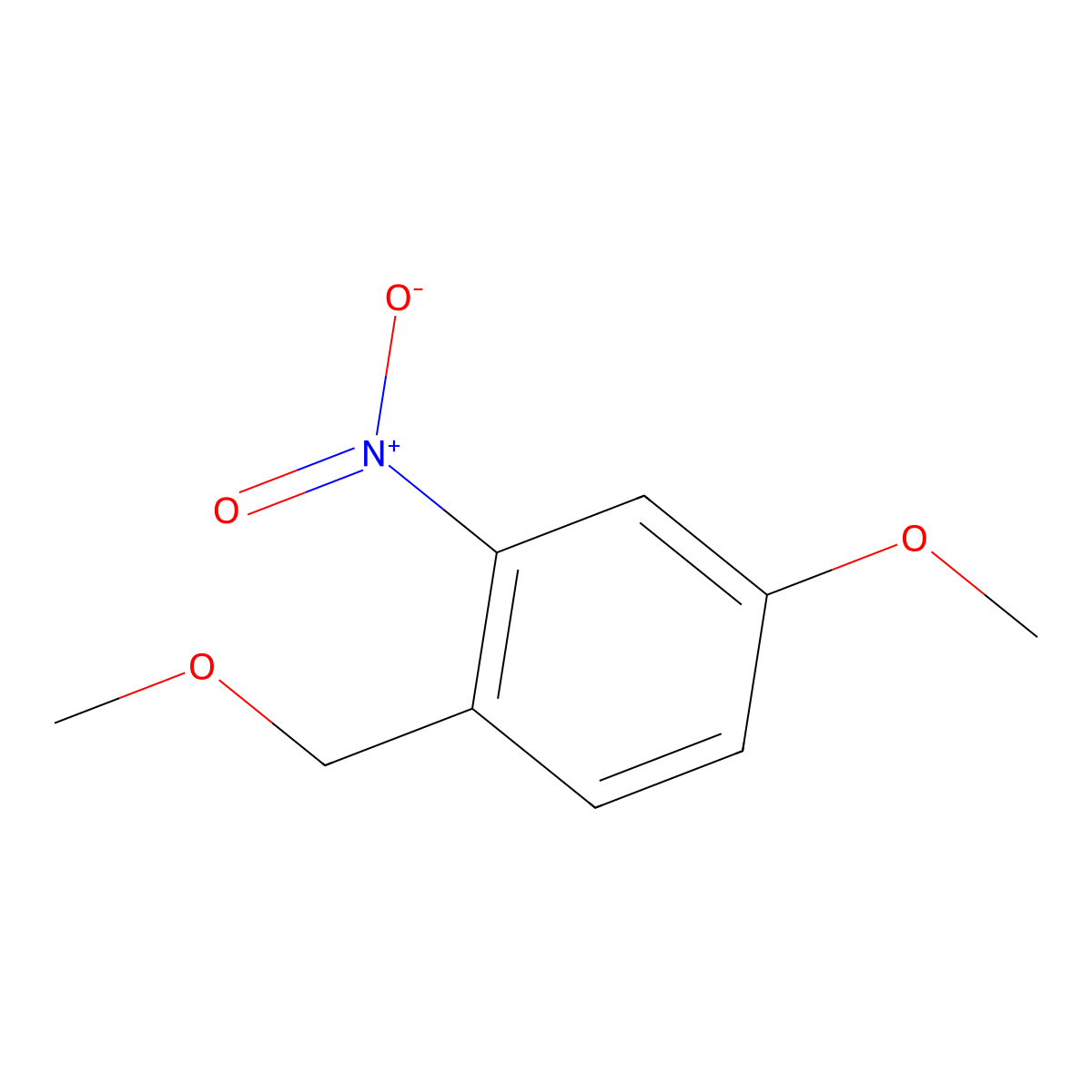 4-Methoxy-1-(methoxymethyl)-2-nitrobenzene molecular structure, CAS 179104-52-0
