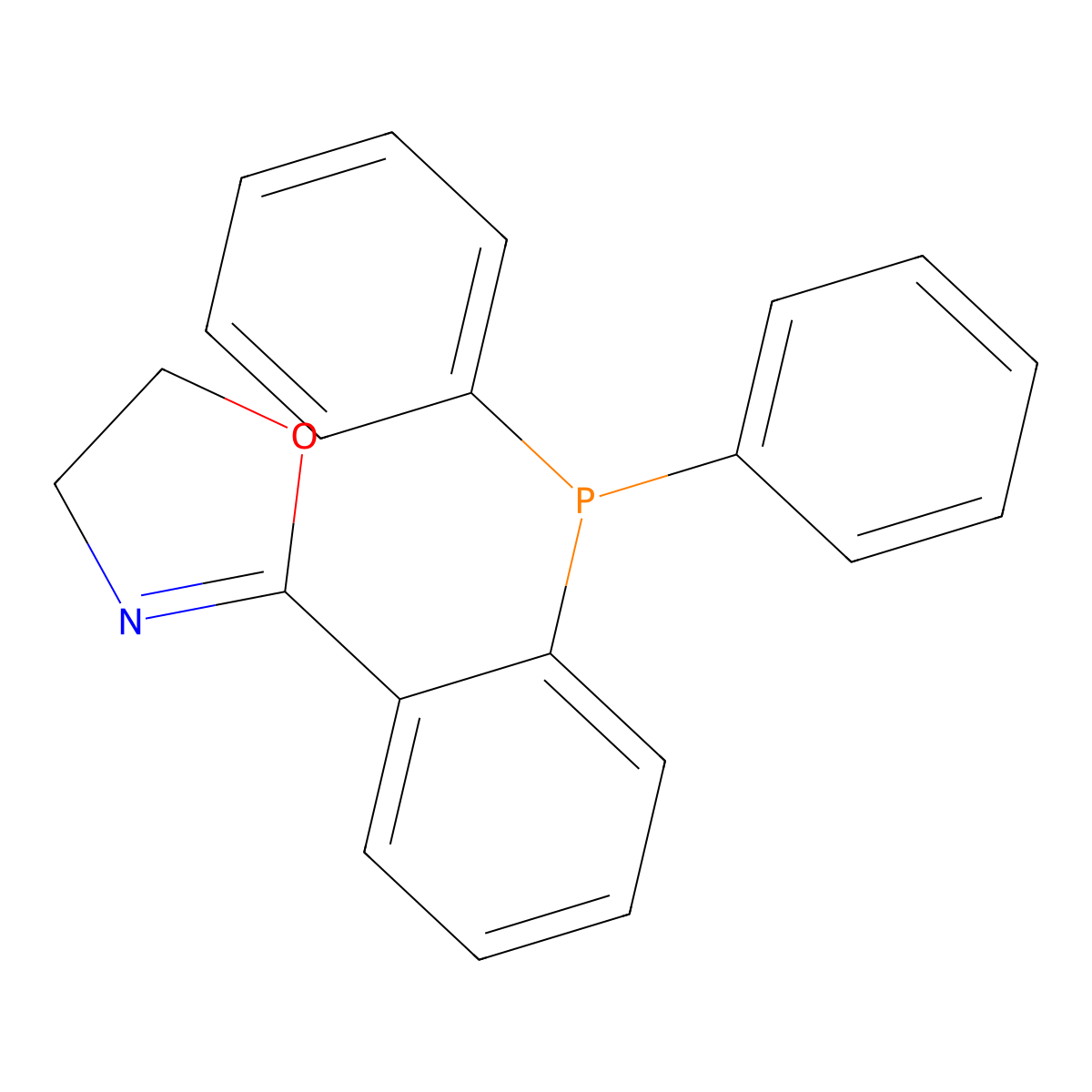2-[2-(Diphenylphosphino)phenyl]-4,5-dihydrooxazole molecular structure, CAS 179117-13-6