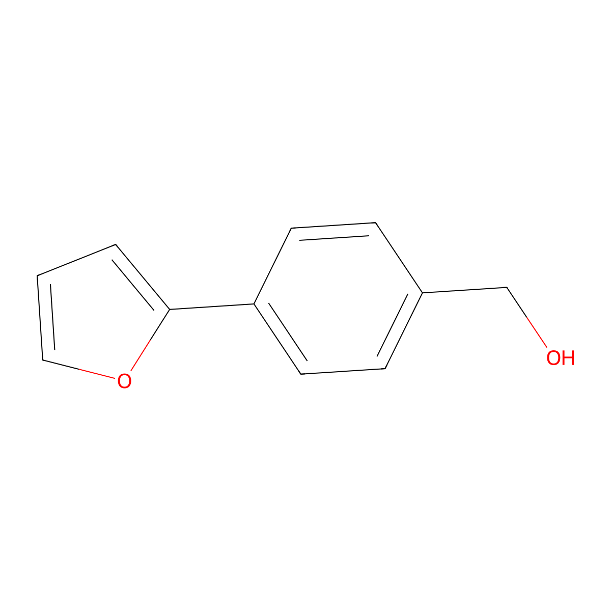 [4-(2-Furyl)phenyl]methanol molecular structure, CAS 17920-85-3