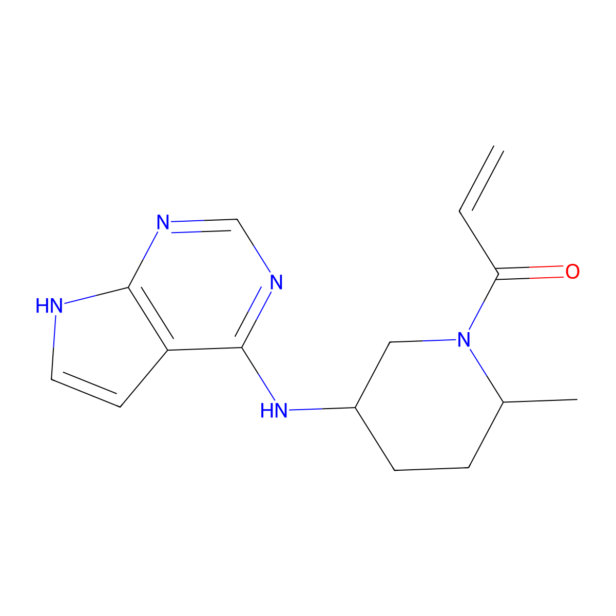 Ritlecitinib molecular structure, CAS 1792180-81-4