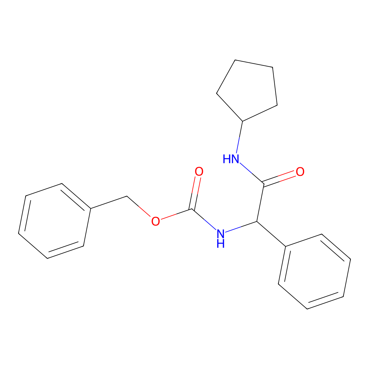 Z-DL-Phg-NHCyh molecular structure, CAS 17922-88-2