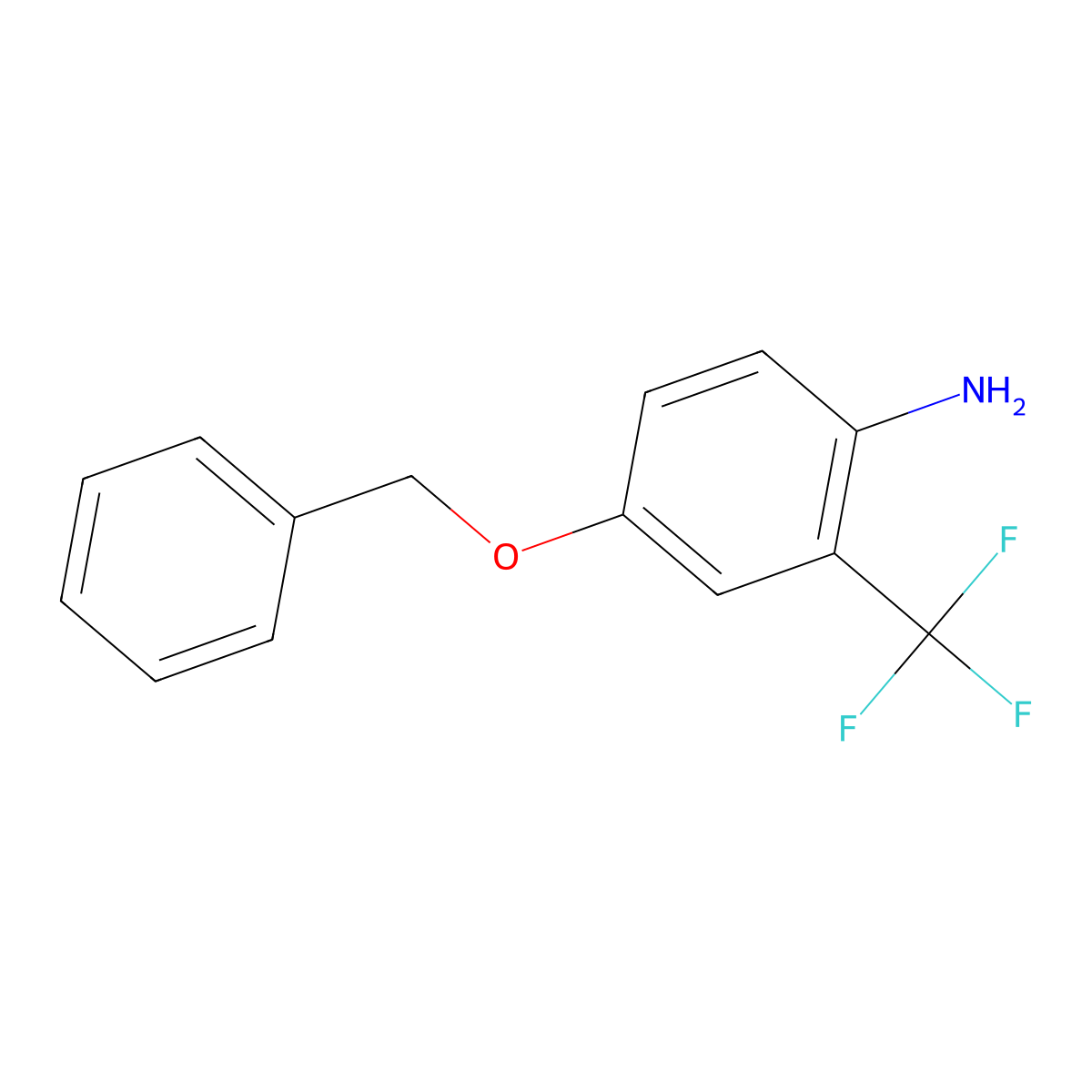 4-(Benzyloxy)-2-(trifluoromethyl)aniline molecular structure, CAS 179246-24-3