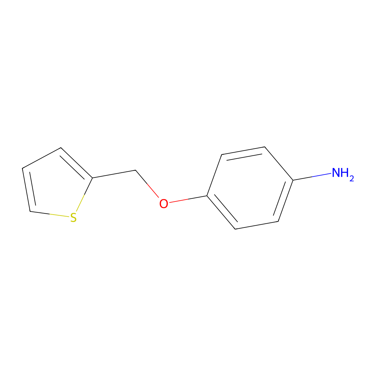 4-(2-Thienylmethoxy)aniline molecular structure, CAS 179246-28-7