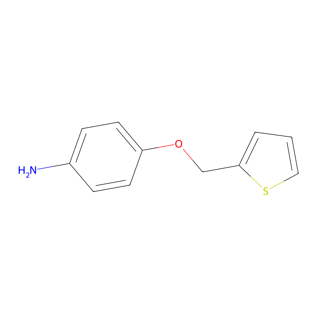 4-(2-Thienylmethoxy)aniline molecular structure, CAS 179246-28-7