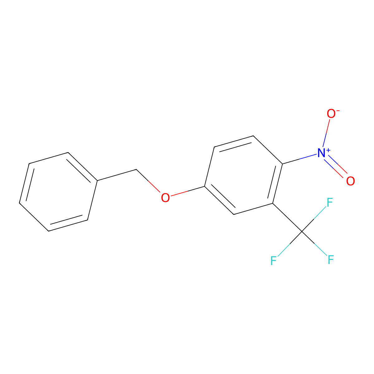4-(Benzyloxy)-1-nitro-2-(trifluoromethyl)benzene molecular structure, CAS 179248-78-3
