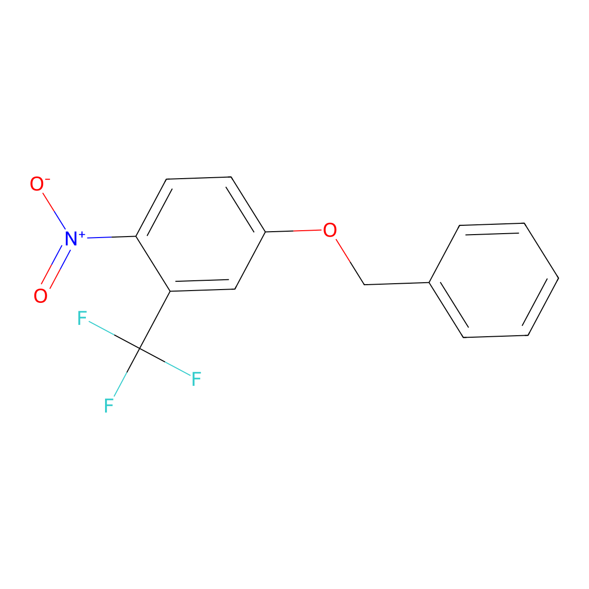 4-(Benzyloxy)-1-nitro-2-(trifluoromethyl)benzene molecular structure, CAS 179248-78-3