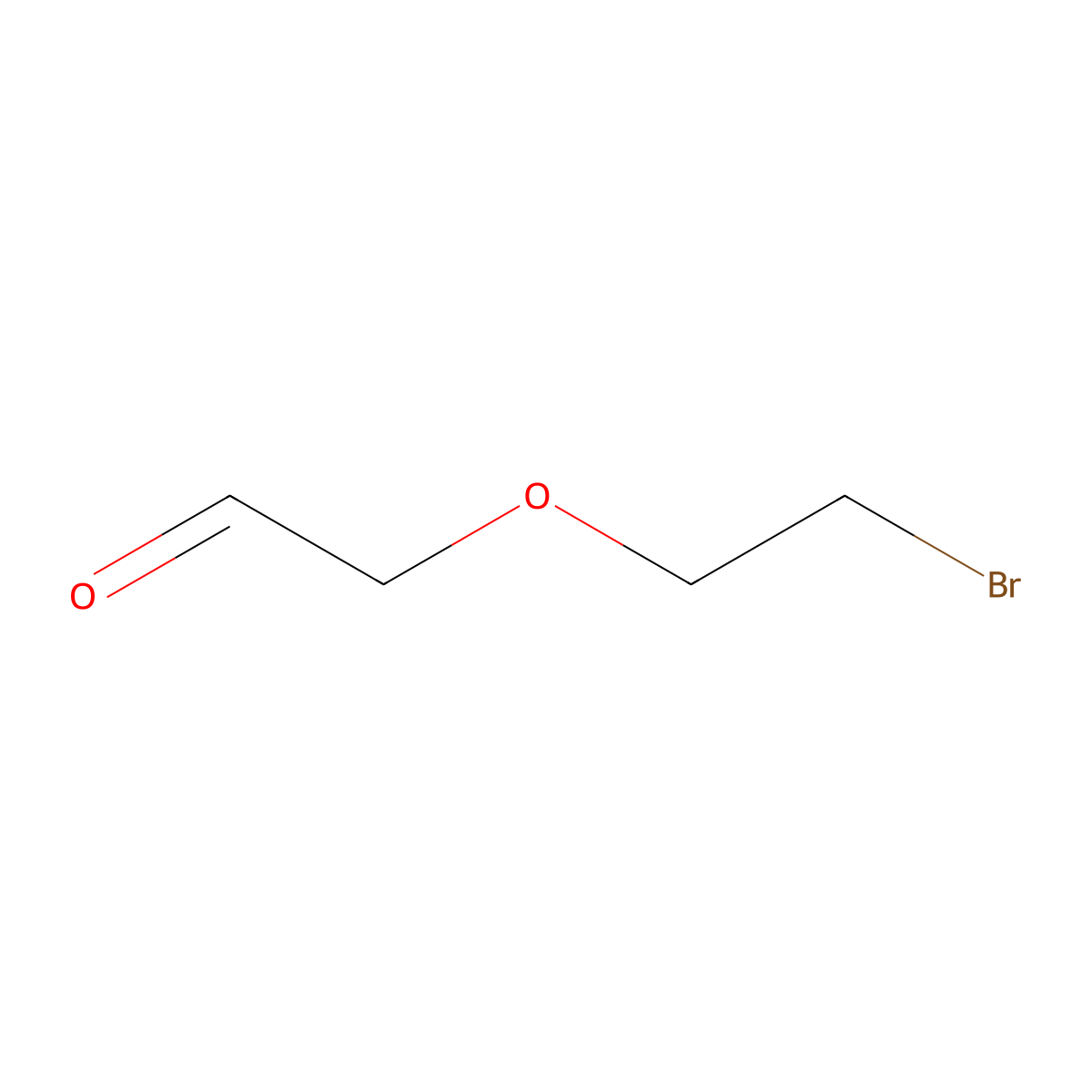 2-(2-Bromoethoxy)acetaldehyde molecular structure, CAS 1792978-82-5