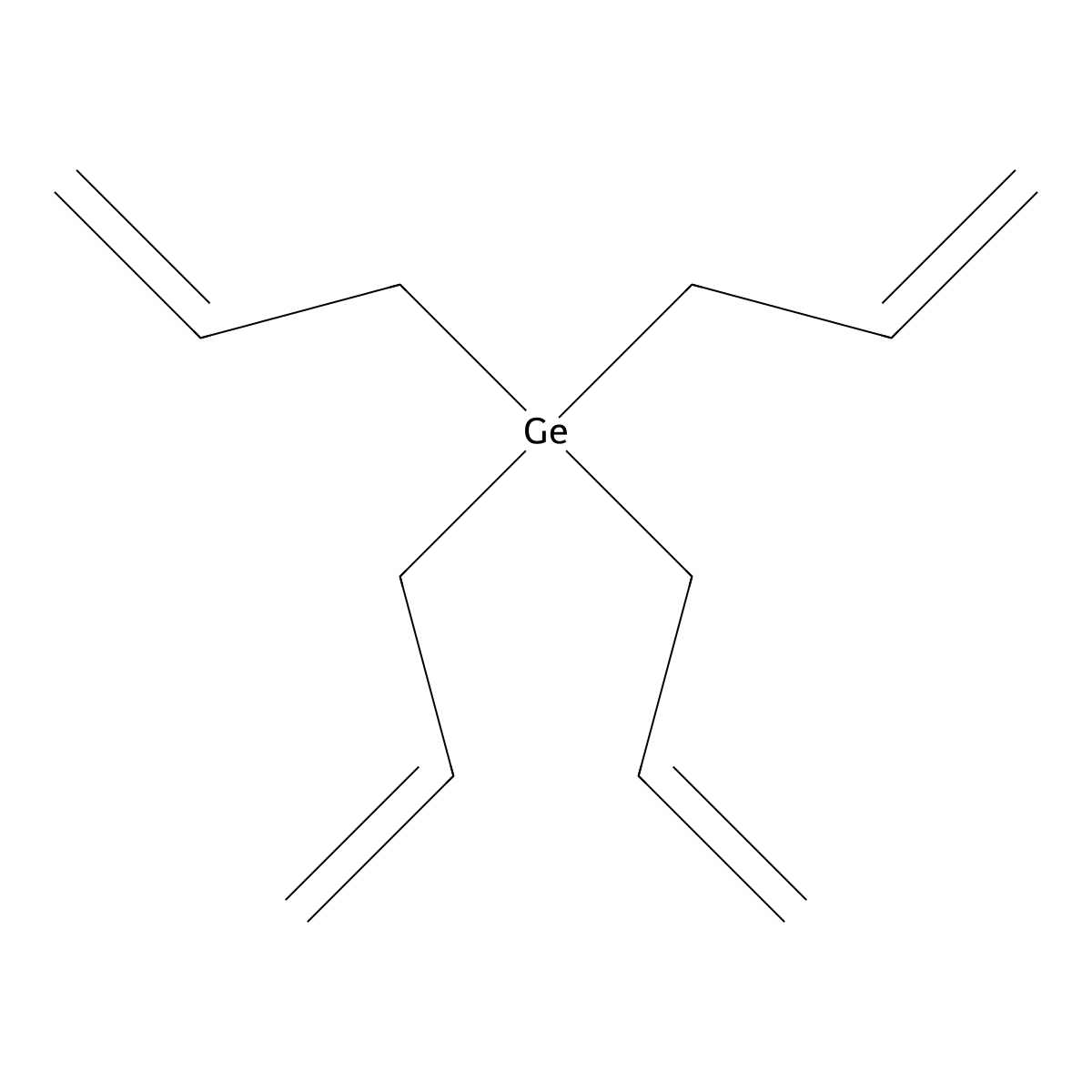 Tetraallylgermane molecular structure, CAS 1793-91-5