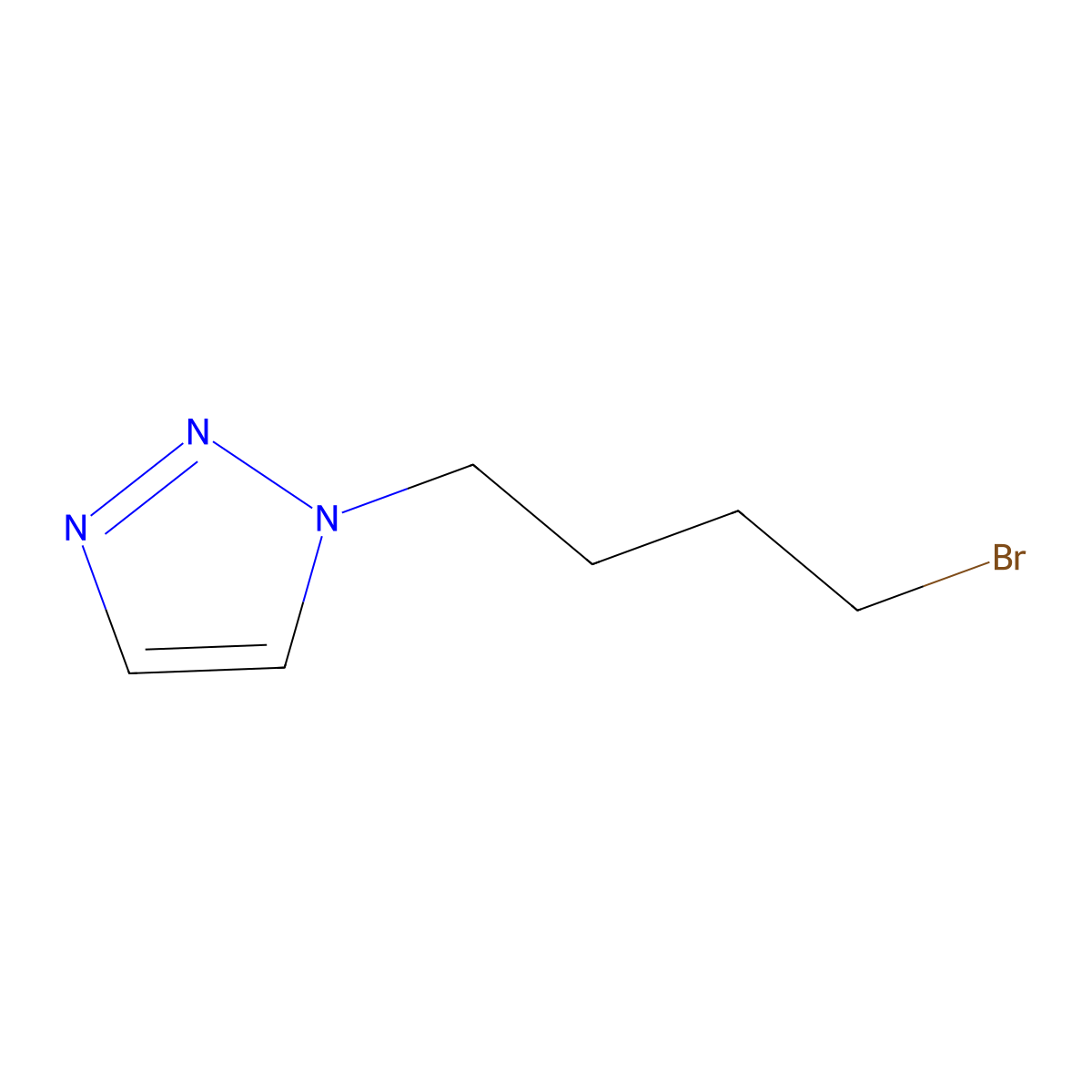 1-(4-Bromobutyl)-1,2,3-triazole molecular structure, CAS 1793087-89-4