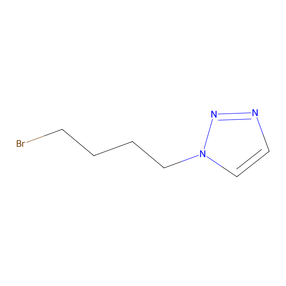 1-(4-Bromobutyl)-1,2,3-triazole molecular structure, CAS 1793087-89-4