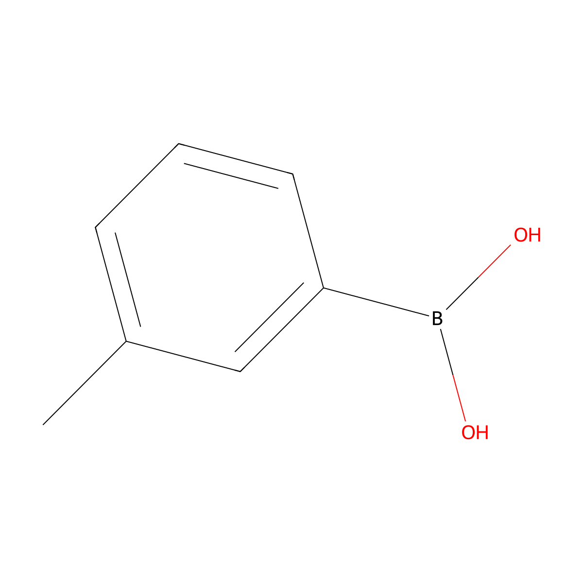 3-Tolylboronic acid molecular structure, CAS 17933-03-8